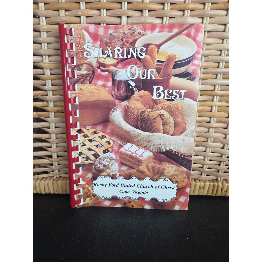 Rocky Ford United Church Of Christ Cookbook Cana, Virginia 1991 Sonker